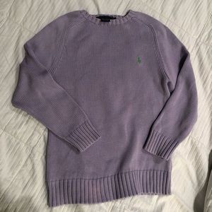 polo knit sweater